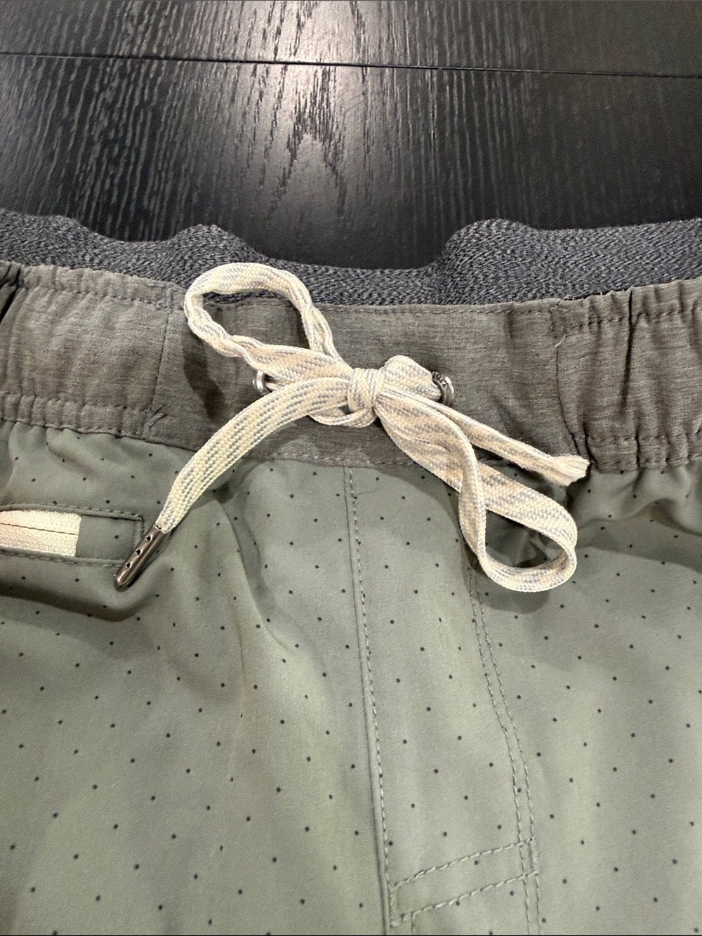 Vuori Men's Gray Athletic Performance Shorts - Picture 3 of 7